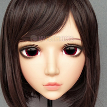 Máscara de media cabeza de resina para mujer, Cosplay de ojos BJD, Anime japonés, máscara de rol de Lolita crossvestido, Yan-05 2024 - compra barato