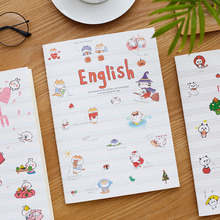 English Notebook 36 Sheets Creative Children Kids Student Stationery Word Vacabulary Writing Books School Supplies 2024 - buy cheap
