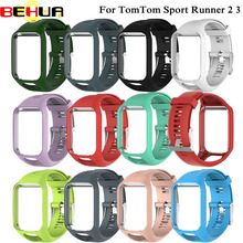 Wrist Band Strap for TomTom 2 3 Runner Spark Music Replacement Bracelet Soft Watchband Silicone Belt Watch Bracelet Accessory 2024 - buy cheap