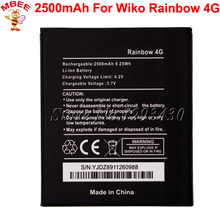 Bateria de 2500mah para wiko arco-íris 4g, bateria akku de alta qualidade 2024 - compre barato