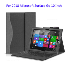 Caso Laptop Para Microsoft 2018 Superfície Ir 10 "Tablet PC Laptop Sleeve Capa Protetora de Couro PU À Prova D' Água Saco Portátil presentes 2024 - compre barato