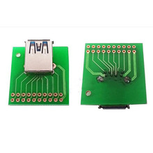 5pcs USB 3.0 female to DIP module 2.54 Adapter board data line test board 2024 - buy cheap