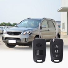 3 Button Flip Remote Key Fob Case Shell for KIA Rondo Sportage Soul Rio 2024 - buy cheap