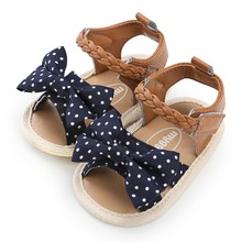 Baby Girl Shoes Infant Canvas Bow-knot Kids Beach Baby Walking Shoes First Walkers New 2024 - buy cheap