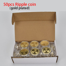 Moeda ondulada xrp, moeda de ouro banhada a ouro para coleção 2024 - compre barato