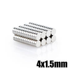 100Pcs 4x1.5mm Neodymium Magnet N35 Small Round Mini Super Strong Super Powerful Magnetic Magnets Disc For Craft 2024 - buy cheap