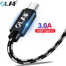 Olaf Nylon USB Type C Cable for Samsung Galaxy note 9 S9 S8 Fast Charging Data Cable for Huawei Mate 20 Xiaomi Mi 8 USB Type-c 2024 - buy cheap