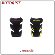 High quality new style 3D Fish Bone Protector Decal Gas Cap Pad Filler Oil Tank Decals for SUZUKI V-STROM 650 2024 - buy cheap