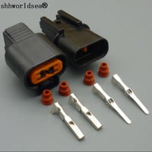 shhworldsea 2 pin 2.2mm Female Male Sensor Fog Lamp Automotive Connecor auto plug 2024 - buy cheap