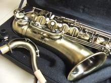 Marca instrumentos saxofone tenor referência 54 bronze 110715 2024 - compre barato