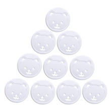 10Pcs Baby Kids Electric Power Plug Protection Safety Guard Protector Bear Style 2024 - buy cheap