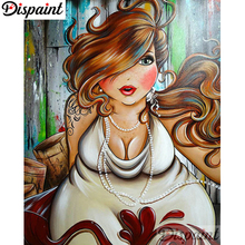 Dispaint-pintura de diamante redondo/cuadrado completa, cuadro artesanal 5D, bordado 3D de diamantes de imitación, punto de cruz, decoración para el hogar, regalo A06072 2024 - compra barato