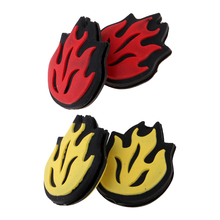 4pcs Silicone Tennis Racket Shock Absorber Vibration Dampeners Training Aids Flame Decoration 2024 - buy cheap
