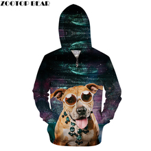 Sudadera con capucha de dibujos animados para hombre, con cremallera, jersey de galaxia, chándal de Anime 3D, abrigo de calle, ZOOTOPBEAR 2024 - compra barato