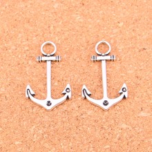 52Pcs Antique Silver Plated anchor sea Charms Diy Handmade Jewelry Findings Accessories 33*20mm 2024 - buy cheap