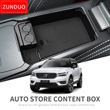 Objetos de apoio de braço automotivo, recipiente para organização de console, console central, acessórios para volvo xc40 2019 2024 - compre barato