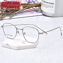 Chashma Top Quality Prescription Glasses Frame Men Pure Titanium Light Weight Eyewear Gold Fashion Eye Glasses for Women 2024 - buy cheap