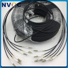 Cable de puente armado de fibra óptica, 6 fibras MM OM1 multimodo 62,5/125 OM1 6 núcleos 150M SC-LC ST FC UPC 2024 - compra barato