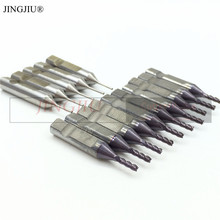 (15pcs)JINGJIU 2.0mm End Milling Cutter with 4flute&1.0mm Tracer Point for Automatic X6/V8 Key Cutting Machine Locksmith Tools 2024 - buy cheap