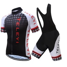 Summer cycling jersey set 2022 mtb Men's bike clothing Pro Gel pad bib short pants dress sport suit bicycle clothes kit uniform 2024 - buy cheap