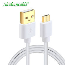 Shuliancable Micro USB кабель для Android Phone Быстрая зарядка USB кабель для передачи данных для Samsung Xiaomi Tablet Android USB зарядный шнур 2024 - купить недорого