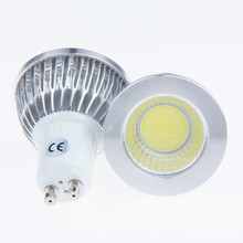 Lámpara led de Bombilla led, luz blanca cálida, GU10, 5w, 6w, cob, foco CA 110v, 220v, 3000K, 4000K, 6500K, blanco natural, 10 Uds. 2024 - compra barato