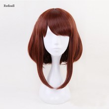 Boku no Hero Academia OCHACO URARAKA Dark Brown Wig Cosplay Halloween Synthetic Hair for Adult Party Event Concert Wig 2024 - buy cheap