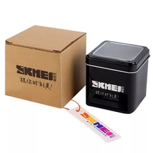 SKMEI Original Brand Watch Box Gift Box Free Shipping Dropshipping Metal Box And Carton With SKMEI LOGO 2024 - buy cheap