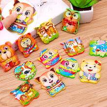 cute animals educational jigsaw puzzle toys puzzles gift Game style plastic Building children's educational toys numbers 2024 - buy cheap