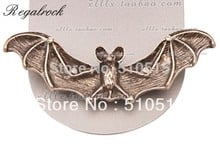 Regalrock Gothic Vampire Bleeding Wing Bat Brooch 2024 - buy cheap