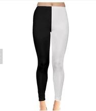 Mallas Babbytoro de moda para mujer, de talla grande, 7XL, 6XL, 5XL, XS, hasta el tobillo, parche blanco negro, Pantalones Jeggings modales 2024 - compra barato