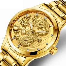 Мужские кварцевые часы Dragon, деловые, спортивные, со стальным ремешком 2024 - купить недорого