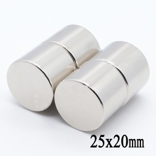 10pcs 25x20 mm N35 Super Strong Powerful Round Cylinder Magnets Rare Earth Neodymium Magent 25 x 20mm 2024 - buy cheap