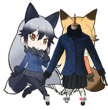 Anime! Kemono-fantasia feminina de dia das bruxas, roupa para cosplay, uniforme, da raposa prateada, do ártico, feito sob encomenda, frete grátis 2024 - compre barato