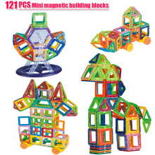 Mini bloques de construcción magnéticos para niños, juguete educativo, 121 Uds. 2024 - compra barato