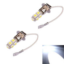 Car-styling 2x H3 9 LED SMD Car Auto White Fog Driving Head Light Lamp Bulb 801 LEVERT DROPSHIP 2024 - buy cheap