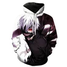 BINGYILONGC  anime Tokyo Ghoul 3d Hoodies Spring Autumn New Fashion Hoodie Tokyo Ghoul harajuku Hip Hop Men Women Hooded Sw 2024 - buy cheap