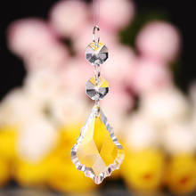 Gorgeous Crystal Chandelier 14mm Octagonal + 50mm Maple Leaf New Maple Leaf 2024 - buy cheap