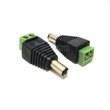 50 pces 5.5x2.5mm/5.5x2.1mm dc tomada de alimentação macho/fêmea tambor plug adaptador terminais 2024 - compre barato