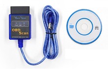 Mini usb ELM 327 obd2 v2.1, escáner Vgate, lector de códigos para diagnóstico OBD, interfaz USB ELM327 2024 - compra barato