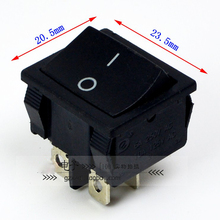 Interruptor de encendido basculante KCD5, 2 engranajes y 4 pies, de cobre puro, 21x24MM, 10 Uds. 2024 - compra barato