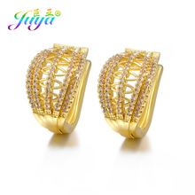 Juya Handmade Evening Party Jewelry Earrings Luxury Small Hoop Earrings Supplies Handicraft Cobra Earrings For Women 2024 - buy cheap