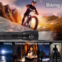 Powerful LED Flashlight 12000Lms T6/L2/V6 linterna Torch Zoomable Light 5 switch Modes Waterproof Bicycle Light by 18650 battery 2024 - buy cheap