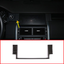 Black Wood Grain ABS 10 inches Navigation Decoration Frame Trim For Land Rover Discovery Sport 2015-2019 Accessories 2024 - buy cheap