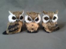 simulation brown owl about 9x7cm Handmade craft model toy,polyethylene&furs night owl toy,one lot/ 3pieces,decoration gift w4069 2024 - buy cheap