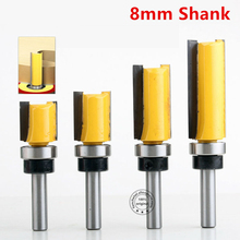 8mm shank-1PCS,Trimming knife milling cutter,cnc solid carbide wood end mill,wood engraving woodworking trimmer router bit,MDF 2024 - buy cheap