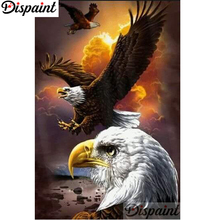 Dispaint Full Square/Round Drill 5D DIY Diamond Painting "Animal eagle" Embroidery Cross Stitch 3D Home Decor A11269 2024 - buy cheap