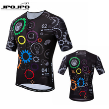 Jpojpo camisa masculina para ciclismo, equipamento de ciclismo, maillot, manga curta, verão, respirável, roupa para bicicleta, camisa esportiva, 2019 2024 - compre barato