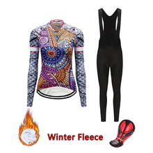 2022 pro warm cycling jersey set winter thermal fleece skinsuit bicycle clothing kit women suit mtb road bike clothes wear dress 2024 - buy cheap