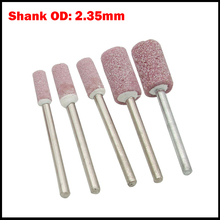 3mm Shank OD 4mm 5mm 6mm 8mm Cylinder Head OD Dremel Rotary Power Tool Metal Jade Grinding Buffing Wheel Polishing Head 2024 - buy cheap